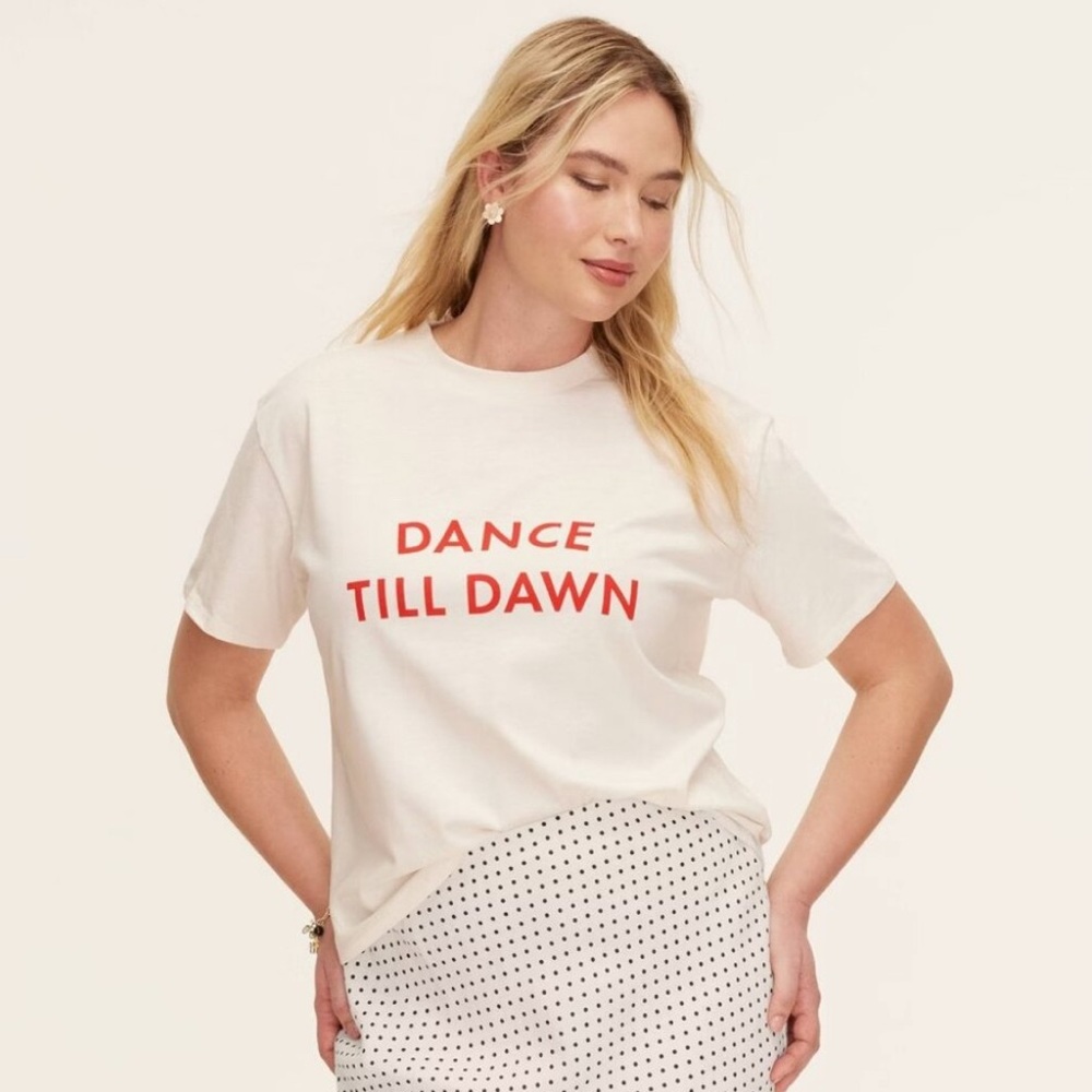 Kate Spade x Target NWT 'Dance Till Dawn' T-Shirt, Size: L